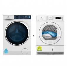 (Bundle) Electrolux EWF9024P5WB UltimateCare 500 Front Load Washing Machine (9kg) + EDH804H3WB UltimateCare 300 Heat Pump Dryer (8kg)